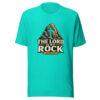 The Lord Is My Rock — Psalm 18:2 Scripture-rock-strength Graphic Tee mockup 3