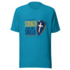 The Lord Is My Strength And My Shield — Psalm 28:7 Graphic Tee front view