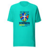 The Lord Is My Strength And My Shield - Psalm 28:7 Graphic Tee mockup 3