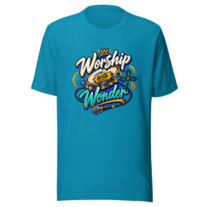 Worship With Wonder Graphic Tee front view