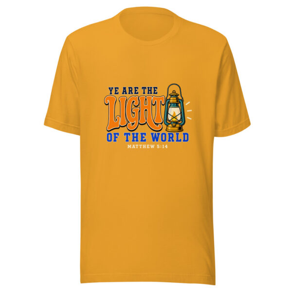 Ye Are The Light Of The World - Matthew 5:14 Graphic Tee mockup 1 Ye Are The Light Of The World - Matthew 5:14 Graphic Tee front view