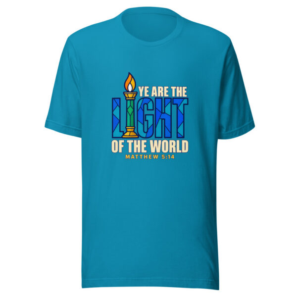Ye Are The Light Of The World — Matthew 5:14 Graphic Tee front view