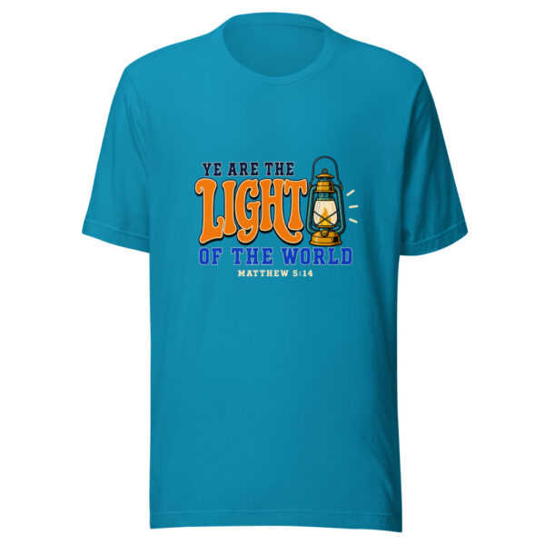 Ye Are The Light Of The World - Matthew 5:14 Graphic Tee mockup 2 Ye Are The Light Of The World - Matthew 5:14 Graphic Tee mockup 2