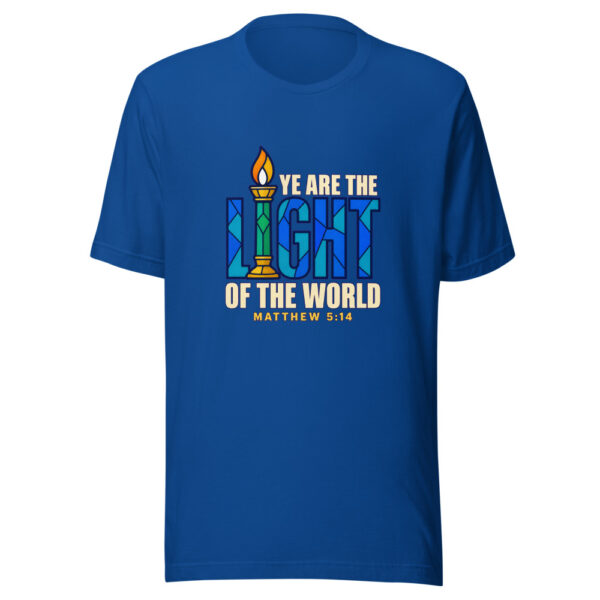 Ye Are The Light Of The World — Matthew 5:14 Graphic Tee mockup 2