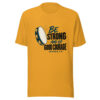 Be Strong And Of Good Courage Graphic Tee mockup 1 Be Strong And Of Good Courage Graphic Tee front view
