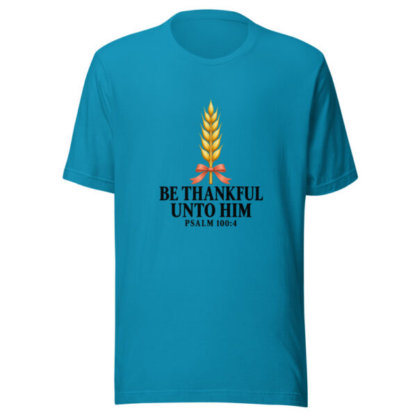 Be Thankful Unto Him Graphic Tee mockup 2 Be Thankful Unto Him Graphic Tee mockup 2