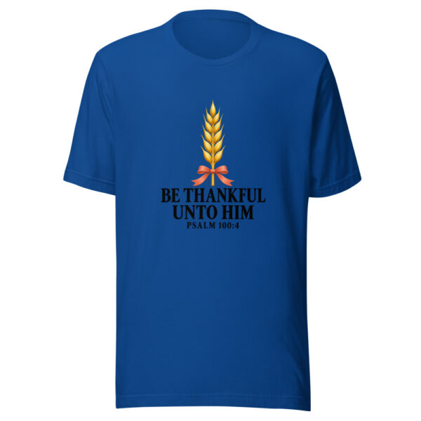 Be Thankful Unto Him Graphic Tee mockup 3 Be Thankful Unto Him Graphic Tee mockup 3