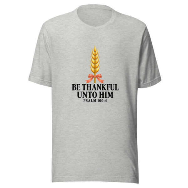 Be Thankful Unto Him Graphic Tee mockup 7 Be Thankful Unto Him Graphic Tee mockup 7