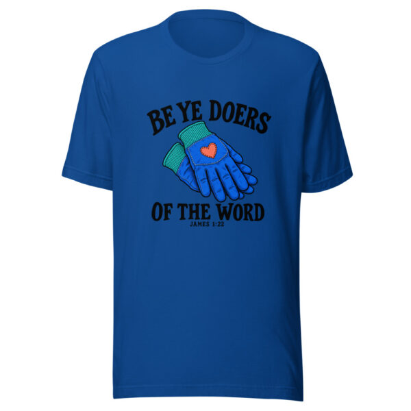 Be Ye Doers Of The Word Graphic Tee mockup 3 Be Ye Doers Of The Word Graphic Tee mockup 3