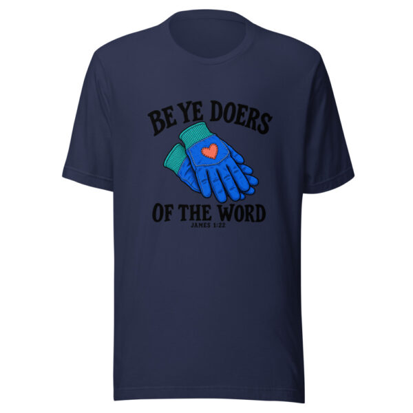 Be Ye Doers Of The Word Graphic Tee mockup 6 Be Ye Doers Of The Word Graphic Tee mockup 6