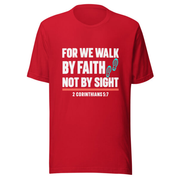 For We Walk By Faith Graphic Tee mockup 8 For We Walk By Faith Graphic Tee mockup 8