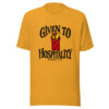 Given To Hospitality Graphic Tee mockup 3 Given To Hospitality Graphic Tee mockup 3