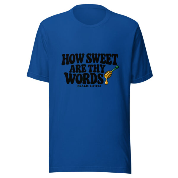 How Sweet Are Thy Words Graphic Tee mockup 3 How Sweet Are Thy Words Graphic Tee mockup 3