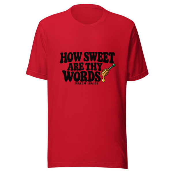 How Sweet Are Thy Words Graphic Tee mockup 8 How Sweet Are Thy Words Graphic Tee mockup 8