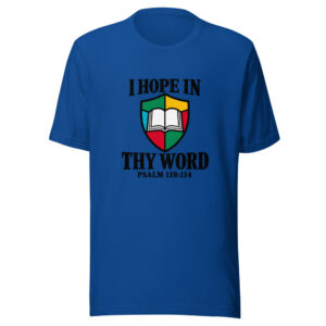 I Hope In Thy Word Graphic Tee front view