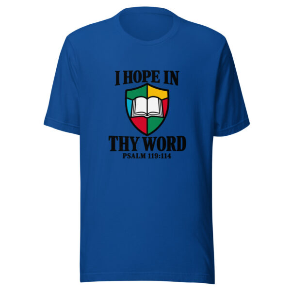 I Hope In Thy Word Graphic Tee mockup 1 I Hope In Thy Word Graphic Tee front view