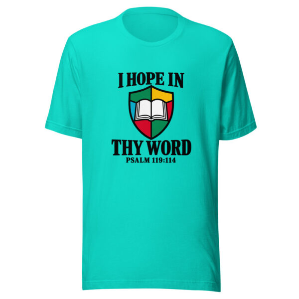 I Hope In Thy Word Graphic Tee mockup 3 I Hope In Thy Word Graphic Tee mockup 3