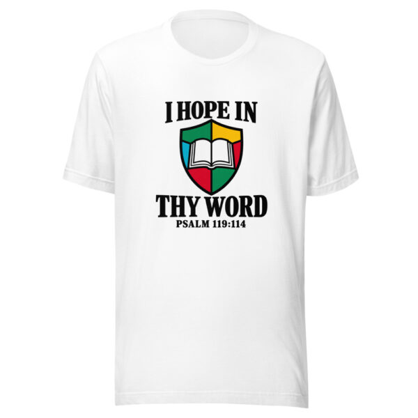 I Hope In Thy Word Graphic Tee mockup 5 I Hope In Thy Word Graphic Tee mockup 5