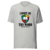 I Hope In Thy Word Graphic Tee mockup 7 I Hope In Thy Word Graphic Tee mockup 7