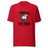 I Hope In Thy Word Graphic Tee mockup 8 I Hope In Thy Word Graphic Tee mockup 8