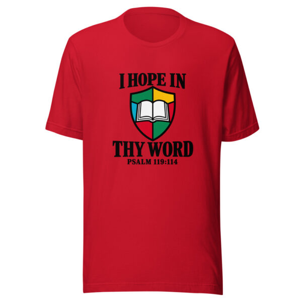 I Hope In Thy Word Graphic Tee mockup 8 I Hope In Thy Word Graphic Tee mockup 8