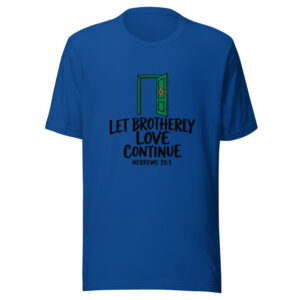 Let Brotherly Love Continue Graphic Tee mockup 1 Let Brotherly Love Continue Graphic Tee front view