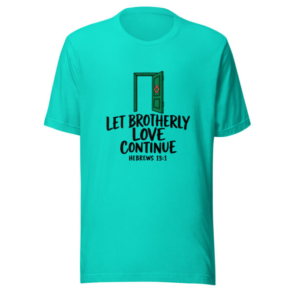 Let Brotherly Love Continue Graphic Tee mockup 3 Let Brotherly Love Continue Graphic Tee mockup 3
