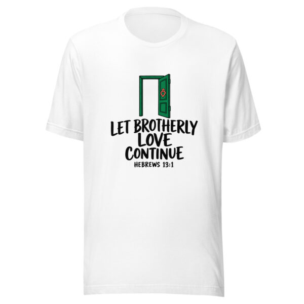 Let Brotherly Love Continue Graphic Tee mockup 5 Let Brotherly Love Continue Graphic Tee mockup 5