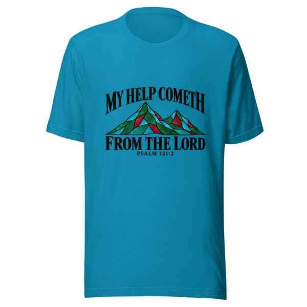My Help Cometh From The Lord Graphic Tee mockup 2 My Help Cometh From The Lord Graphic Tee mockup 2