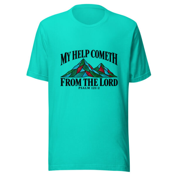 My Help Cometh From The Lord Graphic Tee mockup 3 My Help Cometh From The Lord Graphic Tee mockup 3
