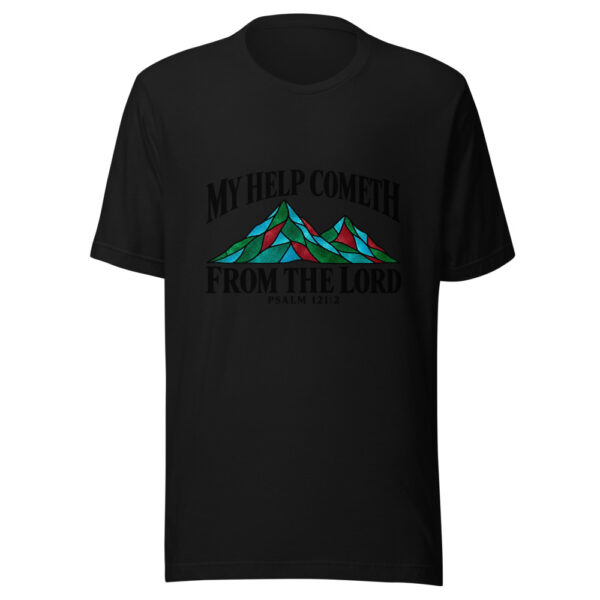 My Help Cometh From The Lord Graphic Tee mockup 4 My Help Cometh From The Lord Graphic Tee mockup 4