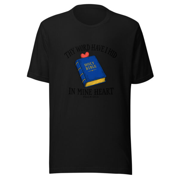 Thy Word Have I Hid Graphic Tee mockup 4 Thy Word Have I Hid Graphic Tee mockup 4