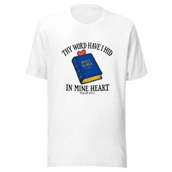 Thy Word Have I Hid Graphic Tee mockup 5 Thy Word Have I Hid Graphic Tee mockup 5