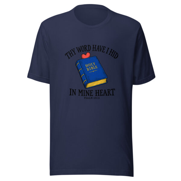 Thy Word Have I Hid Graphic Tee mockup 6 Thy Word Have I Hid Graphic Tee mockup 6
