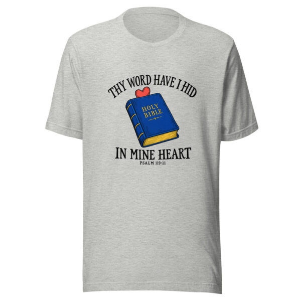 Thy Word Have I Hid Graphic Tee mockup 7 Thy Word Have I Hid Graphic Tee mockup 7