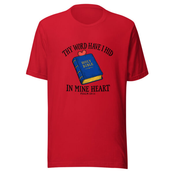 Thy Word Have I Hid Graphic Tee mockup 8 Thy Word Have I Hid Graphic Tee mockup 8