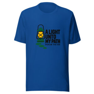 A Light Unto My Path Graphic Tee mockup 1 A Light Unto My Path Graphic Tee front view