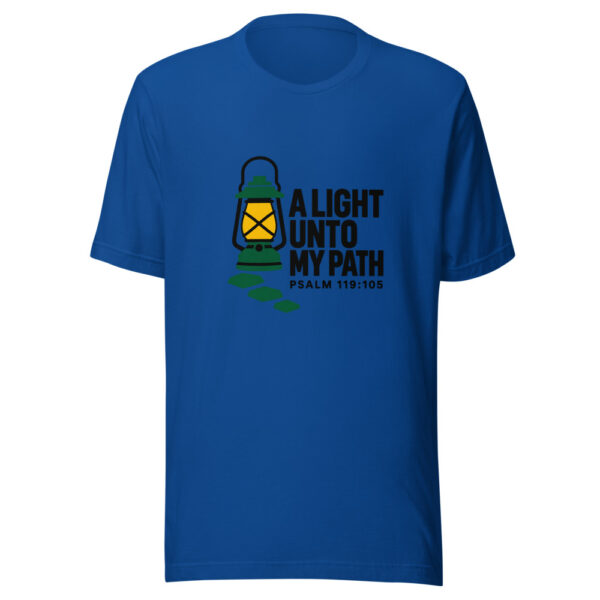 A Light Unto My Path Graphic Tee mockup 1 A Light Unto My Path Graphic Tee front view
