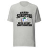 Carry Scripture Into Every Conversation Graphic Tee mockup 7 Carry Scripture Into Every Conversation Graphic Tee mockup 7