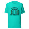 Enter Into His Gates With Thanksgiving Graphic Tee mockup 3