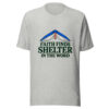 Faith Finds Shelter In The Word Graphic Tee mockup 7 Faith Finds Shelter In The Word Graphic Tee mockup 7