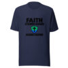 Faith Stands Guard Against Despair Graphic Tee mockup 6