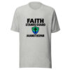 Faith Stands Guard Against Despair Graphic Tee mockup 7