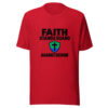 Faith Stands Guard Against Despair Graphic Tee mockup 8