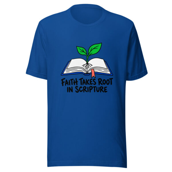 Faith Takes Root In Scripture Graphic Tee mockup 3 Faith Takes Root In Scripture Graphic Tee mockup 3