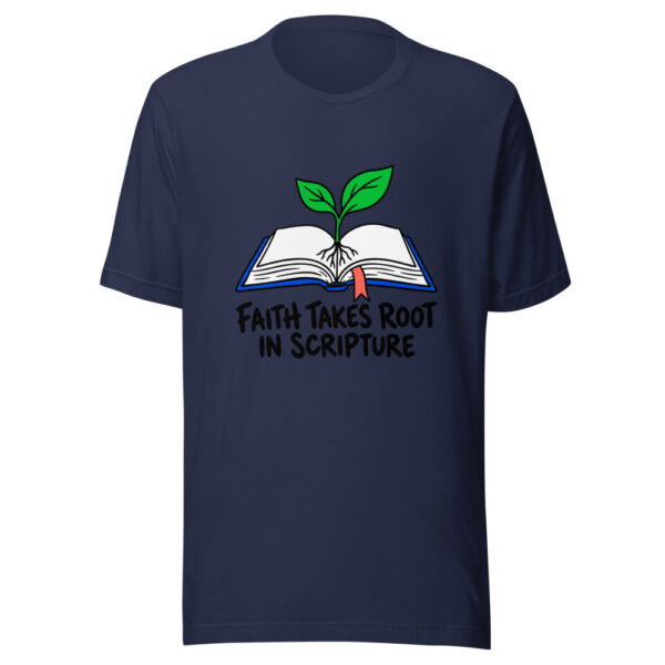 Faith Takes Root In Scripture Graphic Tee mockup 6 Faith Takes Root In Scripture Graphic Tee mockup 6