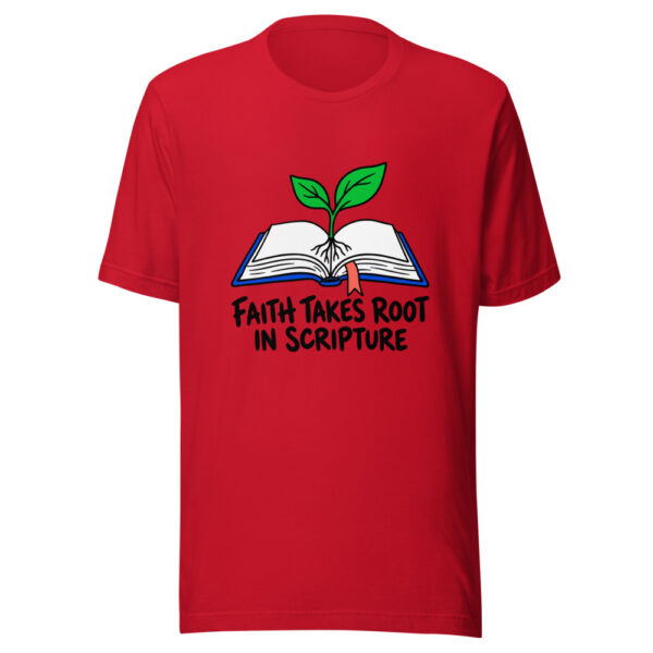 Faith Takes Root In Scripture Graphic Tee mockup 8 Faith Takes Root In Scripture Graphic Tee mockup 8