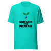 God Gave The Increase Graphic Tee mockup 3 God Gave The Increase Graphic Tee mockup 3