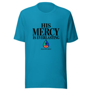 His Mercy Is Everlasting Graphic Tee mockup 1 His Mercy Is Everlasting Graphic Tee front view
