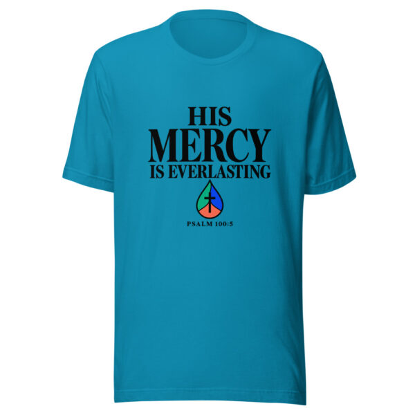His Mercy Is Everlasting Graphic Tee mockup 1 His Mercy Is Everlasting Graphic Tee front view
